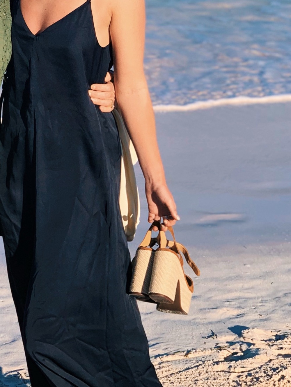 Blaque Label Navy Slip Jumpsuit